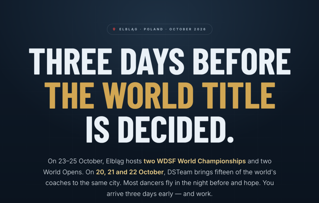 🇵🇱 ELBLĄG TRAINING CAMP 2026 – THREE DAYS BEFORE THE BALTIC CUP 🇵🇱